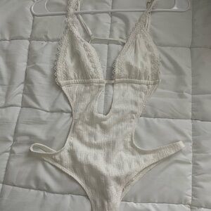 Edikted white lace bodysuit